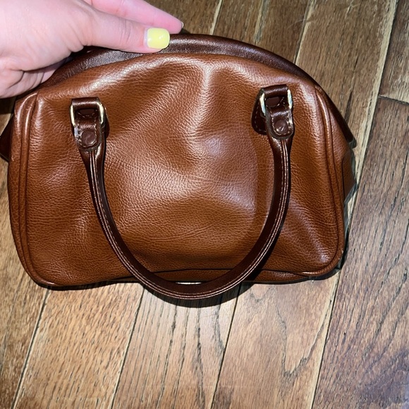 Vintage 90s Liz Claiborne Brown Handbag - Picture 6 of 7